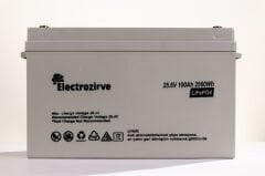 ELC-YRH-BOX Electrozirve 25,6V 100Ah Lityum (LiFePO4) Batarya
