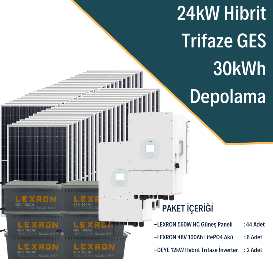 20KW TRİFAZE HİBRİT SİSTEM 2