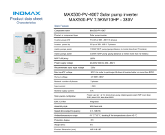 İnomax 7.5 kW 10 HP Trifaze Solar Pompa Sürücü İnverteri