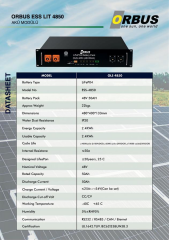 Orbus 48V 50AH Lityum Akü Modülü