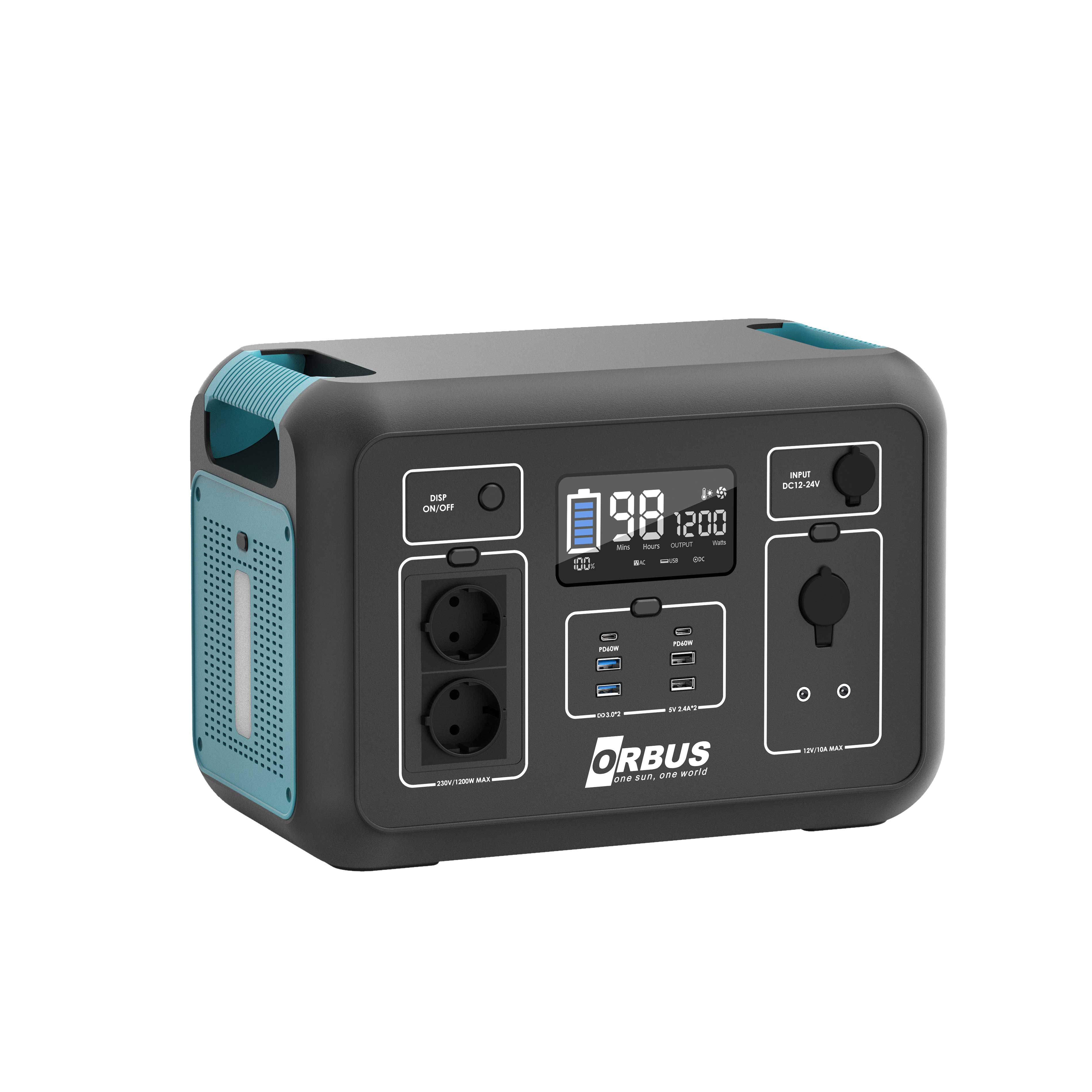 Orbus 1200W Power Station Taşınabilir Güç Kaynağı