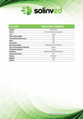 Güneş Enerjili Akıllı PTZ Wifi Kamera - CM 22