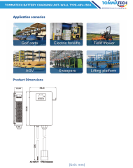 TommaTech Batarya Şarj Ünitesi Duvar Tipi 48V-150A
