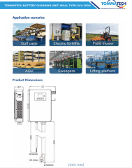 TommaTech Batarya Şarj Ünitesi Duvar Tipi 24V-100A