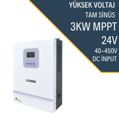 3KW HV MPPT AKILLI İNVERTER 24V