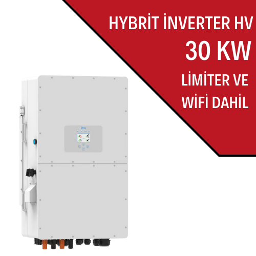 30KW HİBRİT TRİFAZE İNVERTER HV