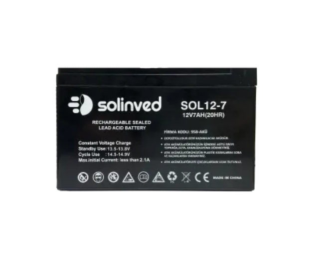 12V 7AH Ups Ve Alarm Aküsü