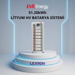 EVE 51.20kWh LİTYUM HV (YÜKSEK VOLTAJ) BATARYA SİSTEMİ