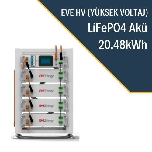 EVE 20.48kWh LİTYUM HV (YÜKSEK VOLTAJ) BATARYA SİSTEMİ