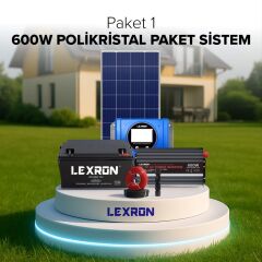 600W POLİKRİSTAL PAKET SİSTEM (PAKET 1)