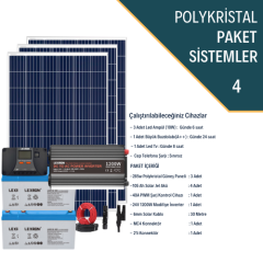 1200W POLİKRİSTAL PAKET SİSTEM 3 (PAKET 4)