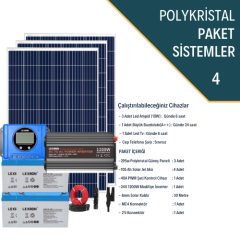 1200W POLİKRİSTAL PAKET SİSTEM 3 (PAKET 4)