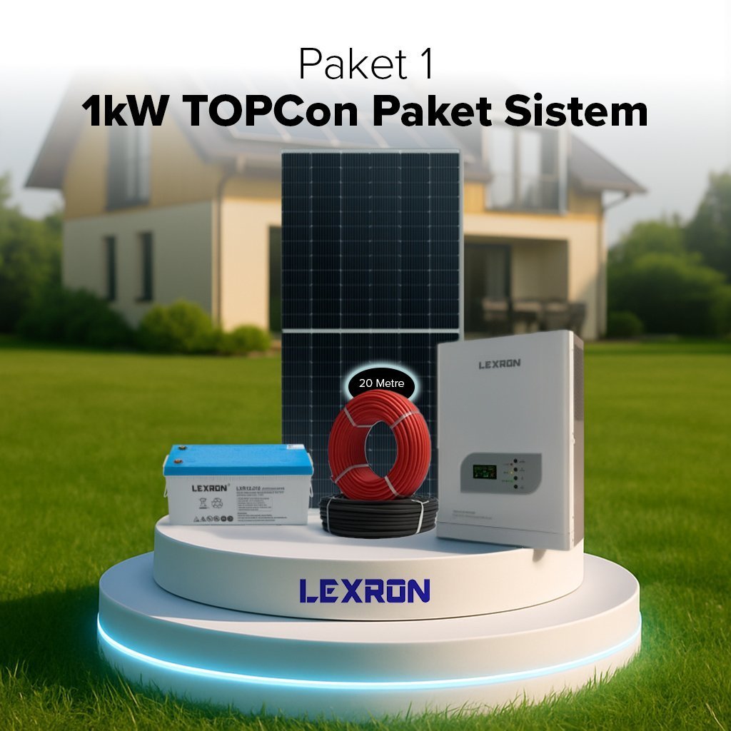 1kW TOPCON PAKET SİSTEM (PAKET 1)