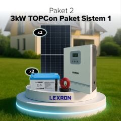 3kW TOPCON PAKET SİSTEM 1 (PAKET 2)