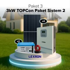 3kW TOPCON PAKET SİSTEM 2 (PAKET 3)