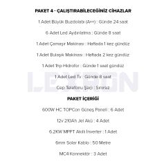 6.2kW TOPCON PAKET SİSTEM 1 (PAKET 4)