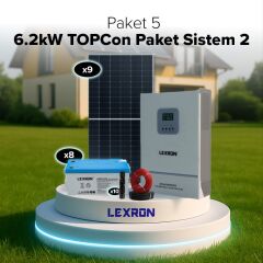 6.2kW TOPCON PAKET SİSTEM 2 (PAKET 5)