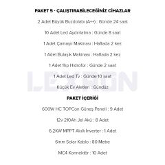 6.2kW TOPCON PAKET SİSTEM 2 (PAKET 5)