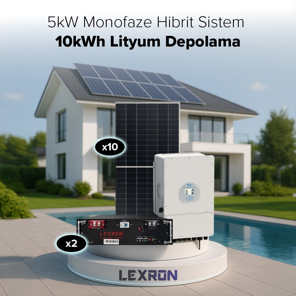 5kW MONOFAZE HİBRİT SİSTEM 2
