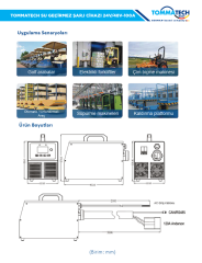 TommaTech Batarya Şarj Ünitesi Mobil 24V-100A