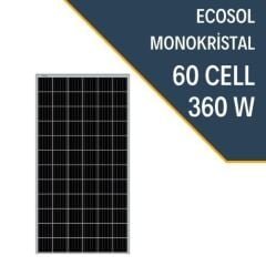 360W MONOKRİSTAL ECOSOL GÜNEŞ PANELİ