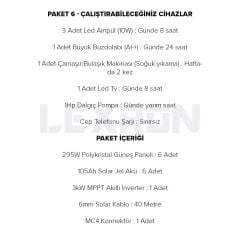 3kW POLİKRİSTAL PAKET SİSTEM 2 (PAKET 6)