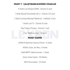 3kW POLİKRİSTAL PAKET SİSTEM 3 (PAKET 7)