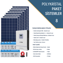 6.2kW POLİKRİSTAL PAKET SİSTEM 1 (PAKET 8)