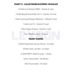 6.2kW POLİKRİSTAL PAKET SİSTEM 2 (PAKET 9)