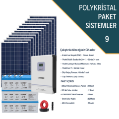 6.2kW POLİKRİSTAL PAKET SİSTEM 2 (PAKET 9)