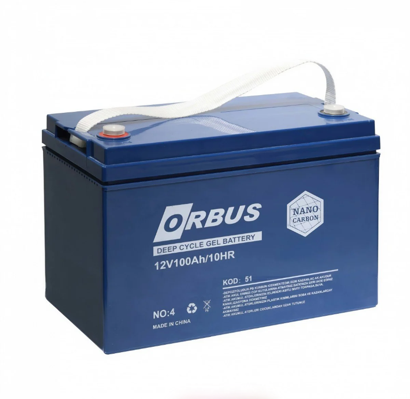 Orbus 12V 100 Amper Jel Akü