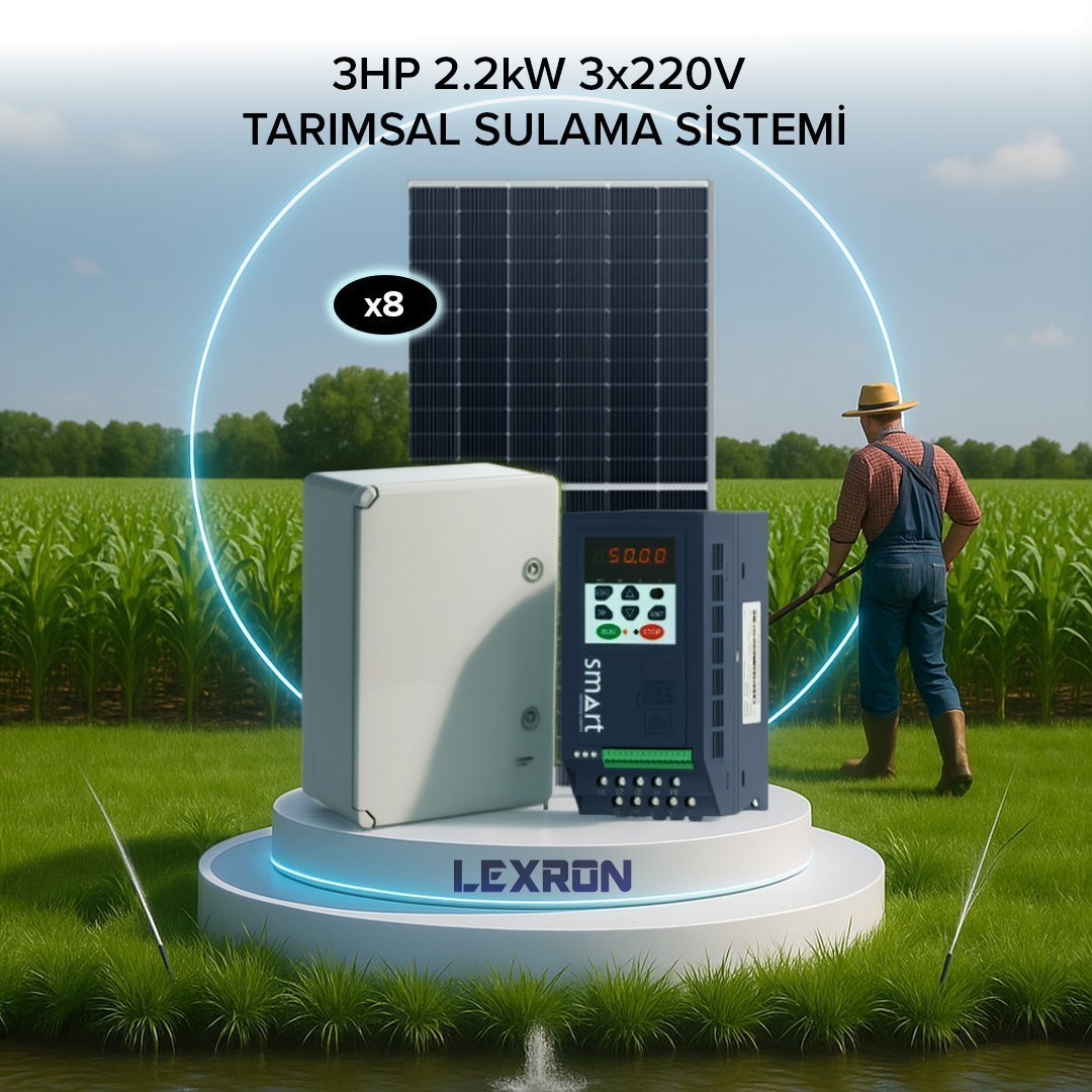 3HP 2.2kW (3X220V) TARIMSAL SULAMA SİSTEMİ MONOFAZE