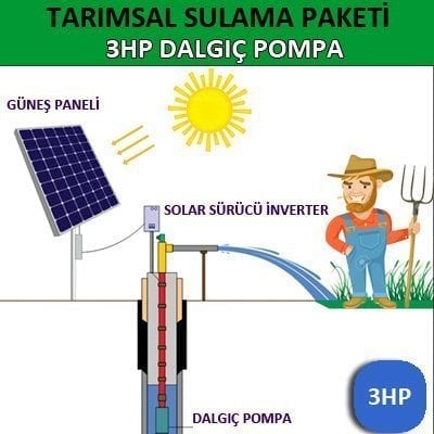3HP 2.2kW (380V) TARIMSAL SULAMA SİSTEMİ