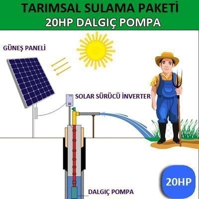 20HP 15kW (380V) TARIMSAL SULAMA SİSTEMİ