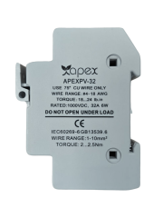 Apex DC Sigorta Yuvası 32A DC 1000V
