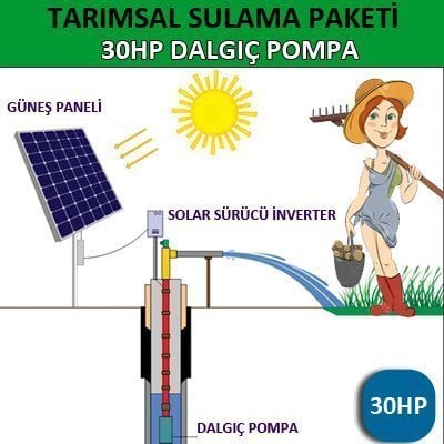 30HP 22kW (380V) TARIMSAL SULAMA SİSTEMİ