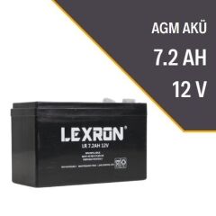 7.2AH-12V AGM AKÜ