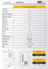 100Hp (75 kW) Solar Pompa Sürücüsü (Trifaze)