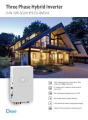 DEYE 50kW Hibrit Trifaze (HV)