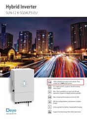 DEYE 12 KW Hibrit Trifaze LV (48V)