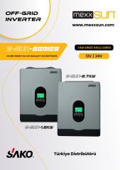 E-SUN 1.6kW / 12V Tam Sinüs Akıllı Voc 30-400 VDC