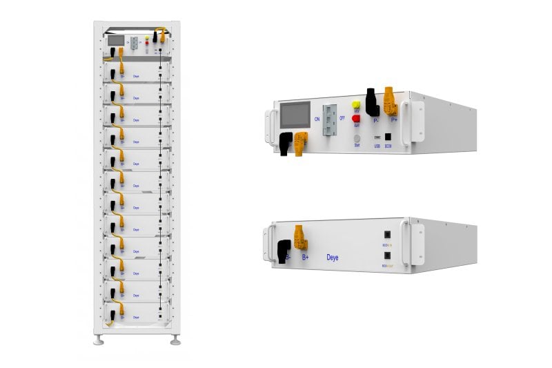 DEYE Yüksek Voltaj Lityum Akü 30.72 kWh
