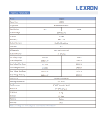 2000W-12V MODİFİYE SİNÜS İNVERTER