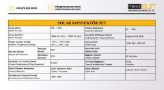Solar Konnektör Set (30A - 1000V) (50 adet)