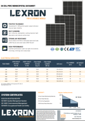 55W MONOKRİSTAL GÜNEŞ PANELİ