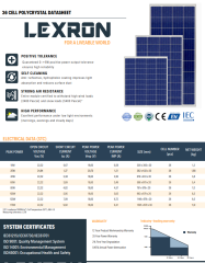 175W POLİKRİSTAL GÜNEŞ PANELİ