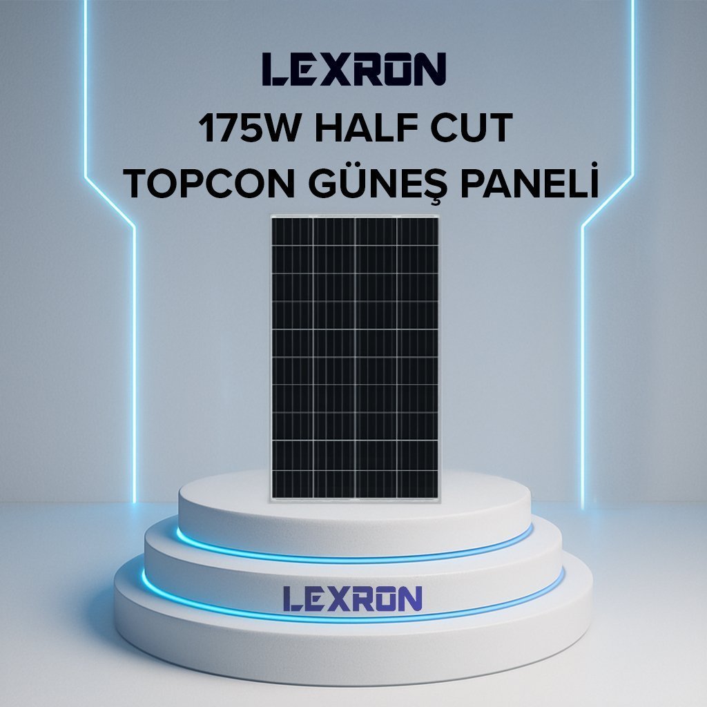 175W HALF-CUT TOPCON MONO GÜNEŞ PANELİ