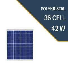 42W POLİKRİSTAL GÜNEŞ PANELİ