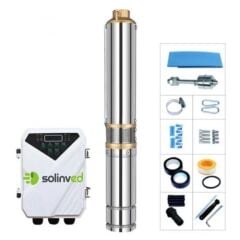 Premium DC Pompa 4 İnç 110 Volt 1500 Watt 6.5 Ton HMAX: 135 mt Outlet: 1,25