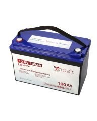 APX-YRO-BOX Apex 12.8V 100Ah Lityum (LiFePO4) Batarya